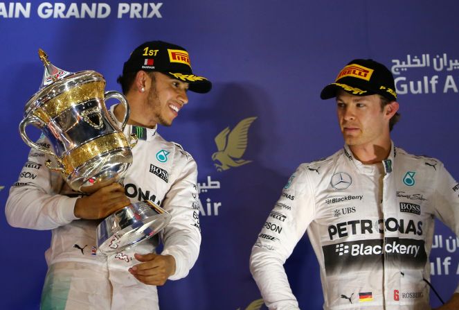"Nico is suffering because, at the moment, Lewis is unbeatable," says Lauda. Last year the two Mercedes rivals took the drivers' championship down to the wire.