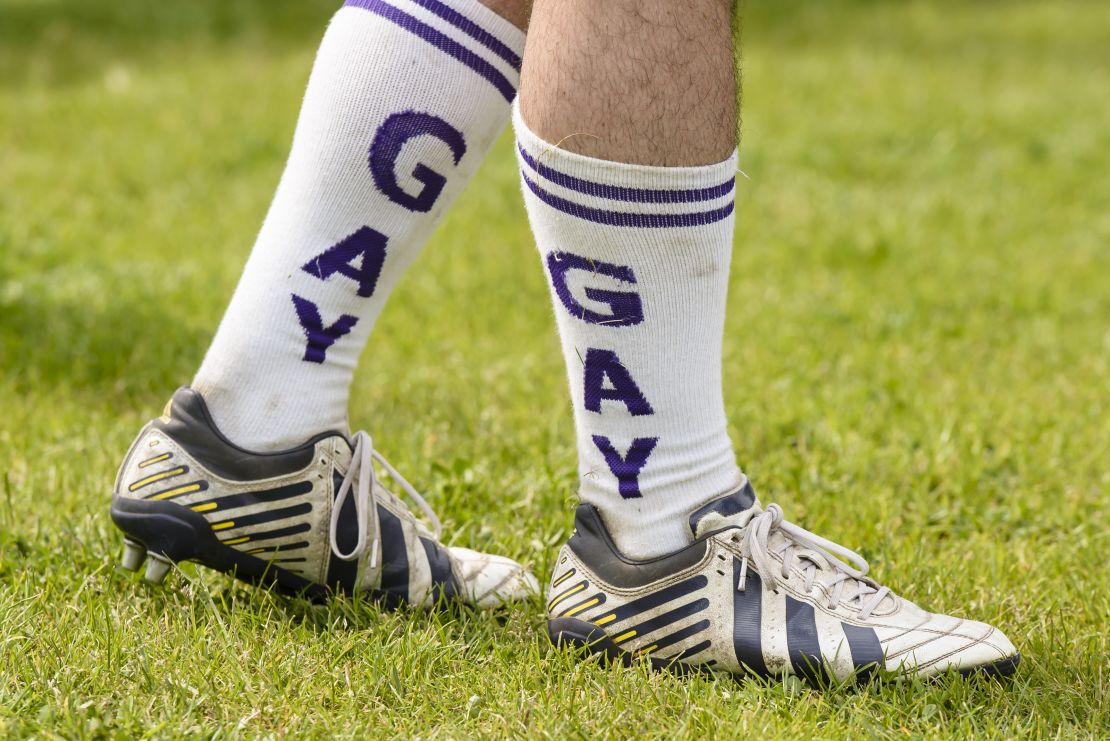There are now over 50 gay rugby clubs around the world -- including the Berlin Bruisers, who boast a distinctive uniform.
