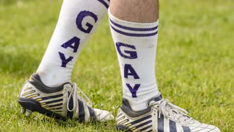 There are now over 50 gay rugby clubs around the world -- including the Berlin Bruisers, who boast a distinctive uniform.