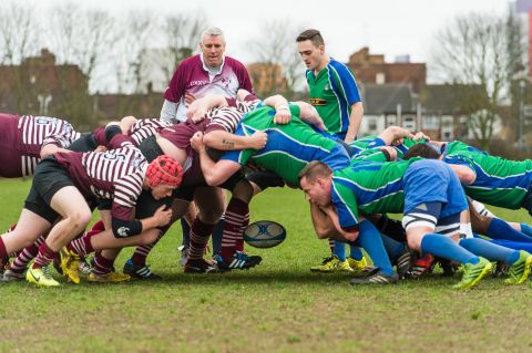 This year the world's first gay rugby club, the Kings Cross Steelers (pictured in blue and green), celebrates its 20th anniversary. 