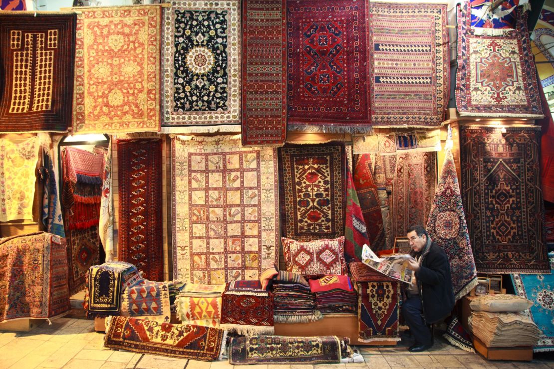 If business takes you to Istanbul, you can spend a few hours meandering through the city's Grand Bazaar.