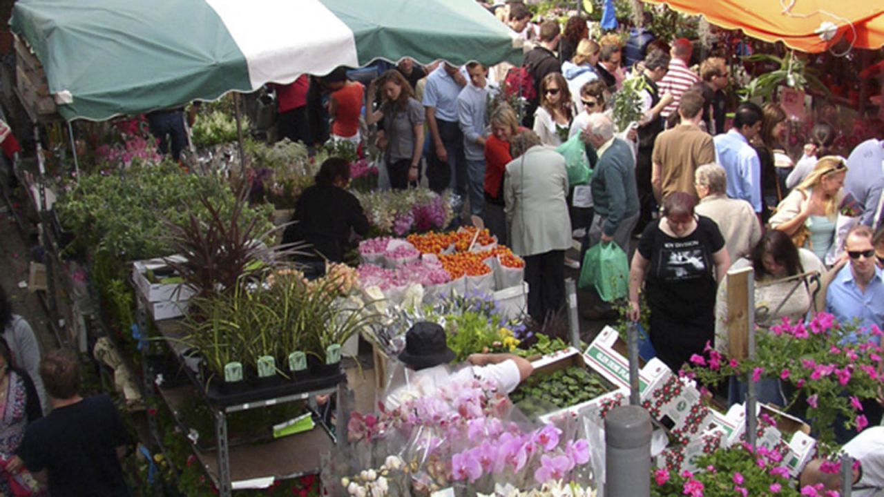 The Columbia Road Flower Market is a must for bloomin' lovers.