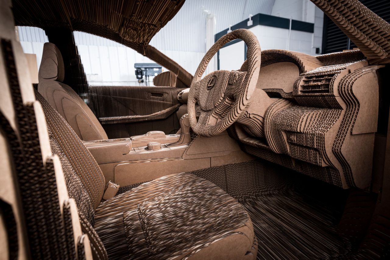 The seats took a few attempts to get just right, according to Ruben Marcos, of Scales and Models.