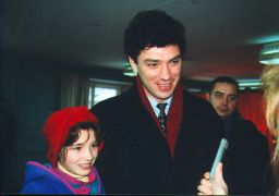 Zhanna Nemtsova and her father, Boris Nemtsov.