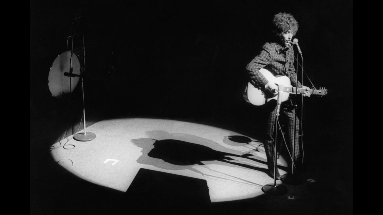 Dylan performs at Paris' Olympia theater on May 24, 1966, his 25th birthday. He followed the Paris show with two shows in London. They would be the last live concerts he would do until he re-emerged at Britain's Isle of Wight Festival in 1969. 