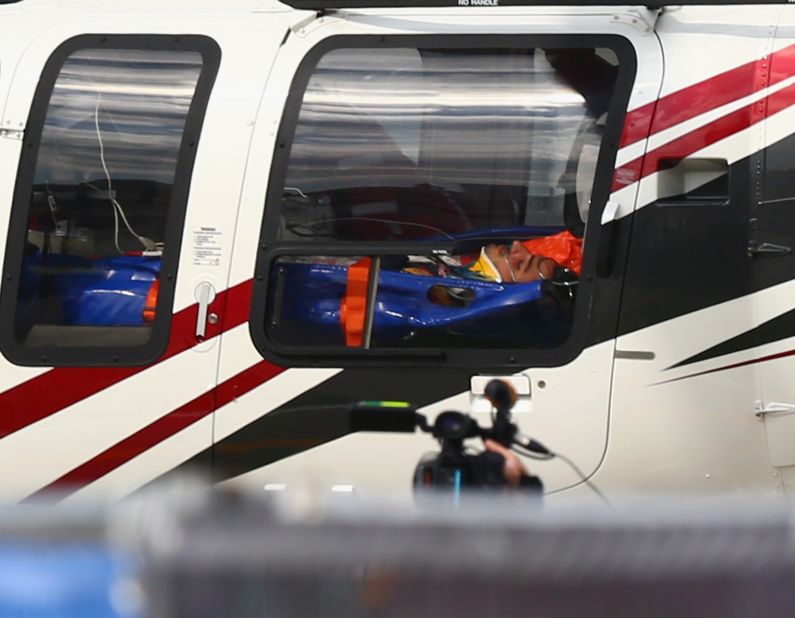 Russian GP Carlos Sainz Jr. in high speed crash CNN