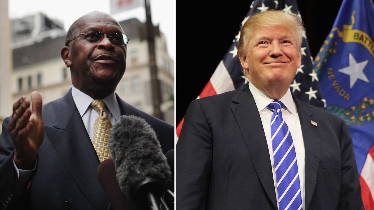 Herman Cain Donald Trump