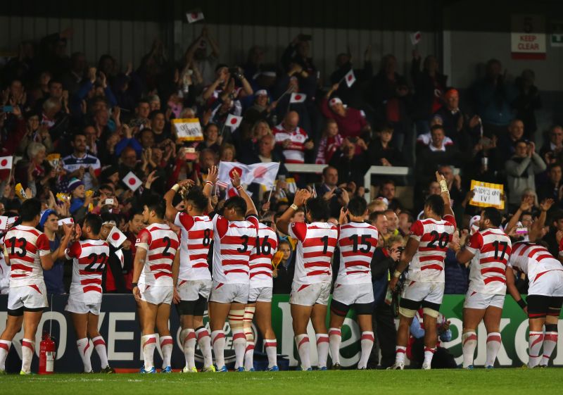 Rugby World Cup 2015 Japan finish with win over USA CNN