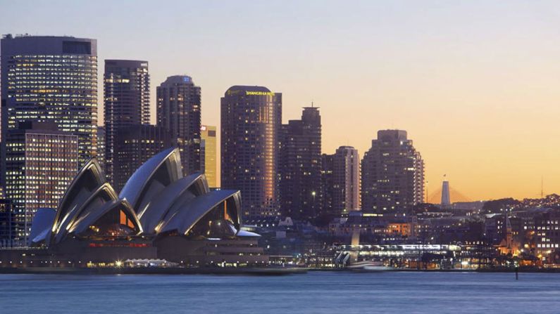 And the city with the best reputation in the world is Sydney -- land of iconic buildings, Hugh Jackman and this beautiful skyline.