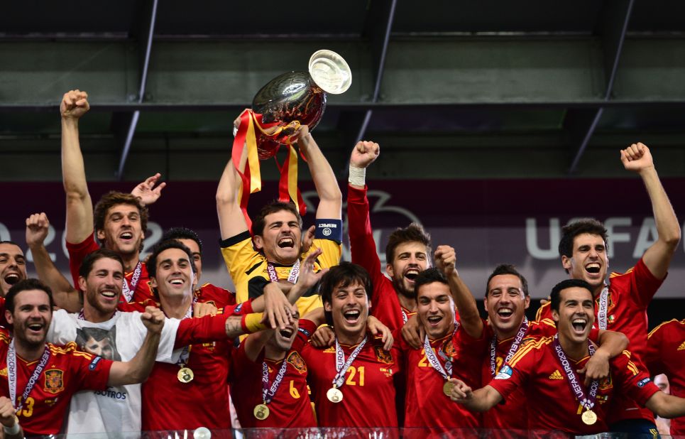 Spain is looking to win an unprecedented third European title in a row, having won the competition in 2008 and 2012. The 2010 World Cup winners topped Group C with ease -- winning nine games in row.