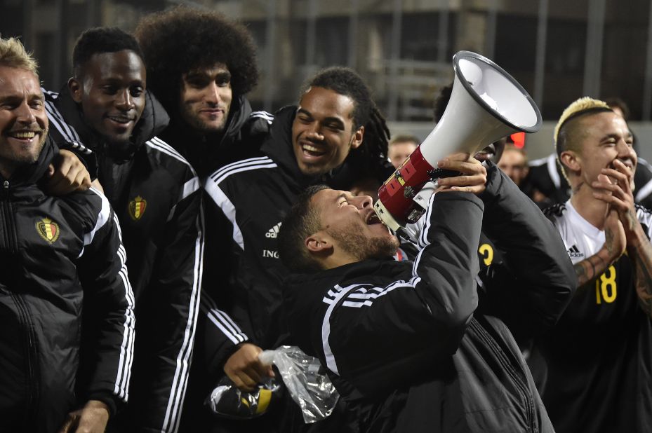 Belgium secured automatic qualification with a game to spare, and will be one of the teams to watch at the tournament. The 2014 World Cup quarterfinalist's squad contains many English Premier League stars -- including Eden Hazard, who was The Red Devils' joint top scorer with five goals. 