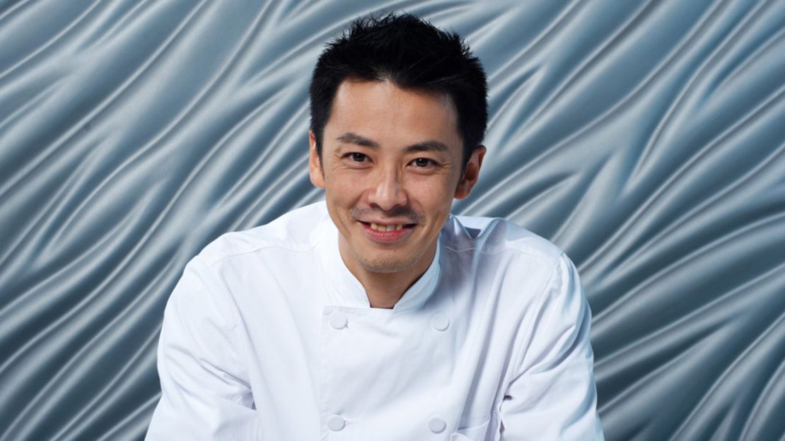 Yoshiharu Kaji is head chef at Felix restaurant in Hong Kong. 