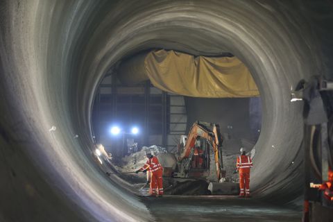 In 2000 the Labour government approved the construction of an east to west rail link in London in a long term transport plan. In 2003, then Secretary of State for Transport, Alistair Darling was presented with the Crossrail Business Case, indicating strong support from London's movers and shakers.