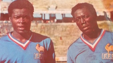 Marius Trésor (left) and Adams (right) formed a defensive unit known as the 