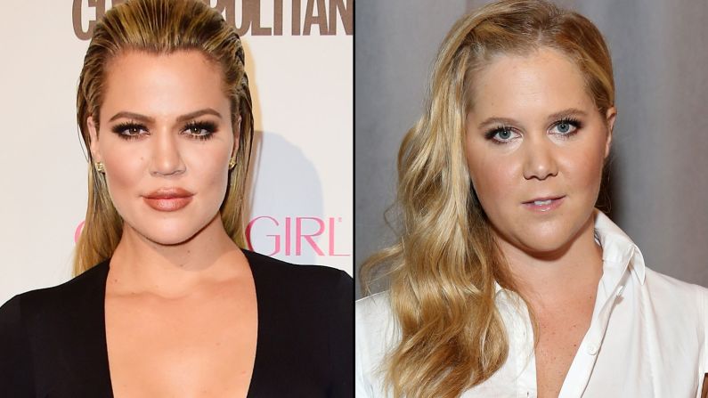It seems like Khloe Kardashian, left, didn't appreciate Amy Schumer joking about her weight loss<a href="index.php?page=&url=https%3A%2F%2Fwww.youtube.com%2Fwatch%3Fv%3Dzhu7rs3Ihas" target="_blank" target="_blank"> during an "SNL" monologue.</a> <a href="index.php?page=&url=https%3A%2F%2Ftwitter.com%2Fkhloekardashian%2Fstatus%2F653293171498024960%3Fref_src%3Dtwsrc%255Etfw" target="_blank" target="_blank">Kardashian tweeted, </a>"No need 2 tear down others just 2 make urself feel bigger. It actually makes u quite small." 
