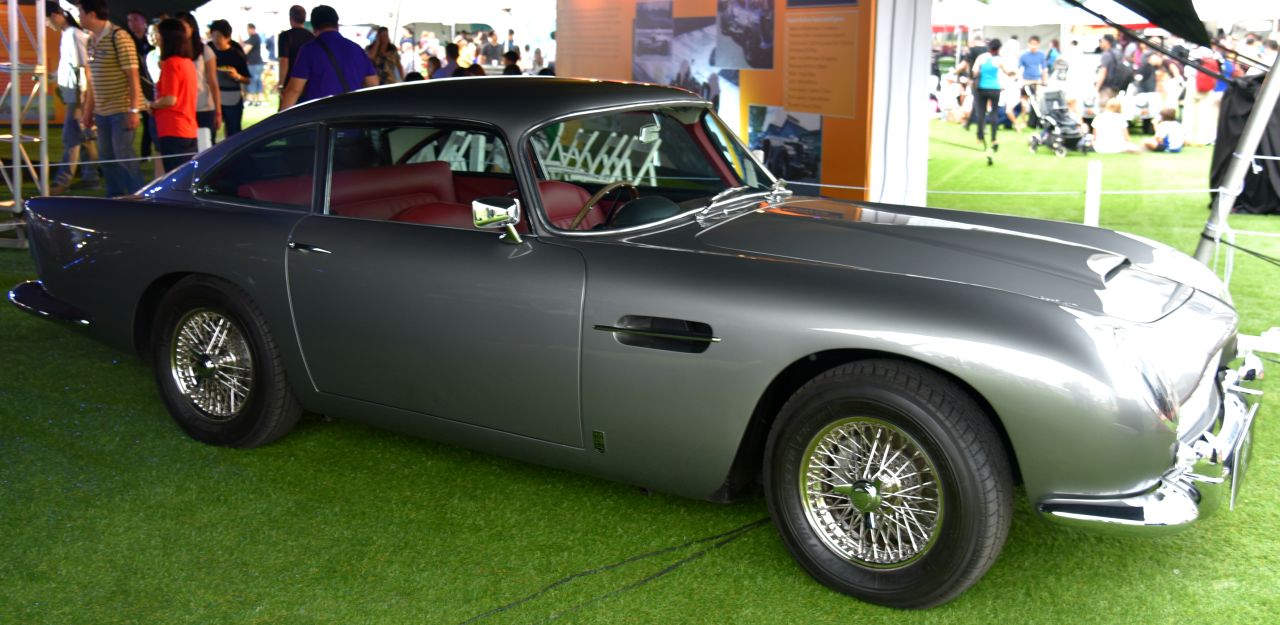 The DB5 luxury grand tourer was designed by Italian coachbuilder Carrozzeria Touring Superleggera and was made iconic by 007 in the James Bond films. Just over 1,000 were produced from 1963-65 and shipped with a high level of equipment as was expected of the luxurious 2+2 GT.