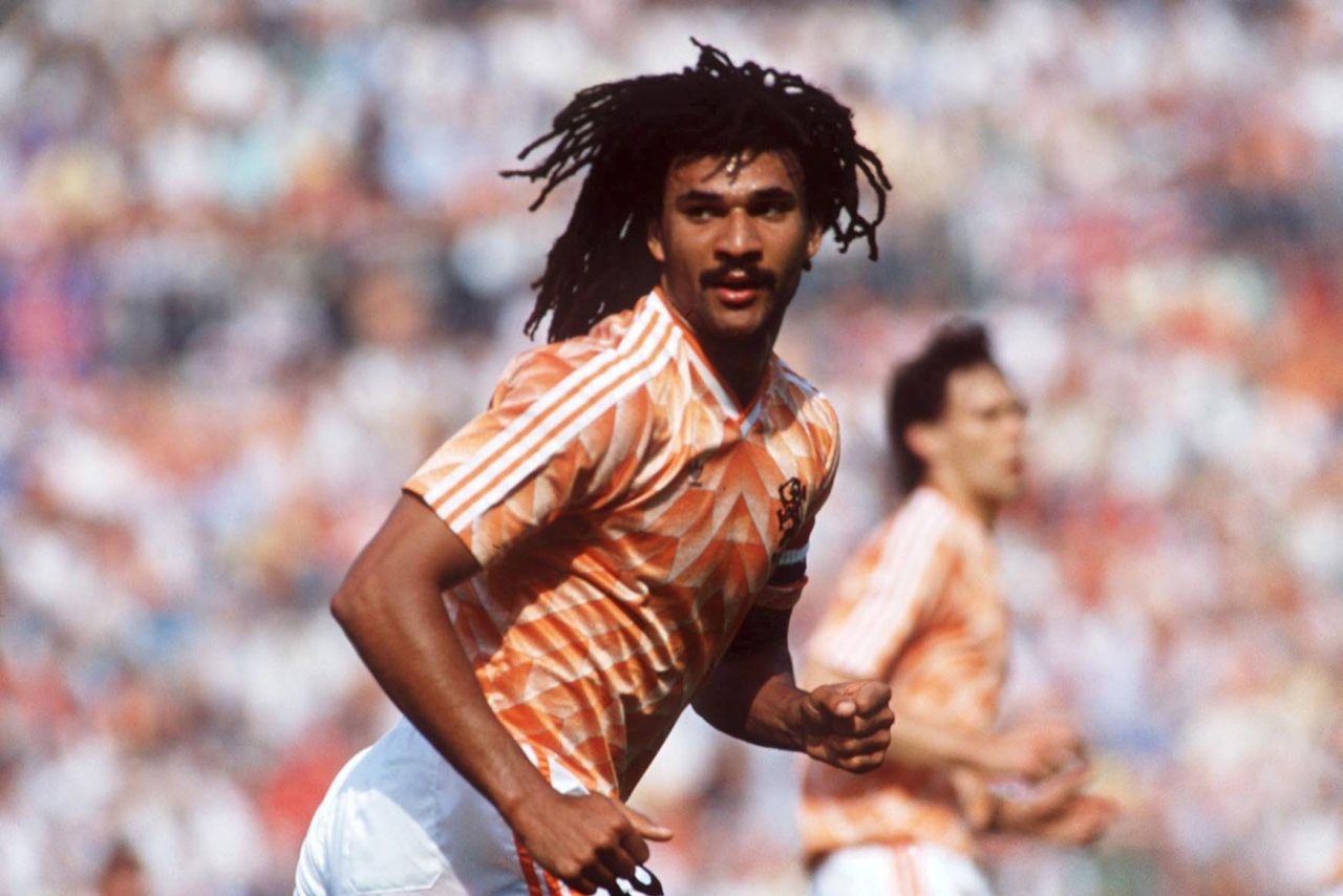 Ruud Gullit was one of the key men behind the nation's triumph at the 1988 European Championship finals. Marco van Basten's iconic strike sealed a 2-0 win over USSR in the final.