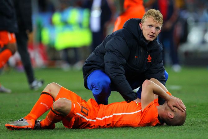 It's all a far cry from the 2010 World Cup when the Dutch reached the final. On that occasions it was beaten 1-0 by Spain after extra time.