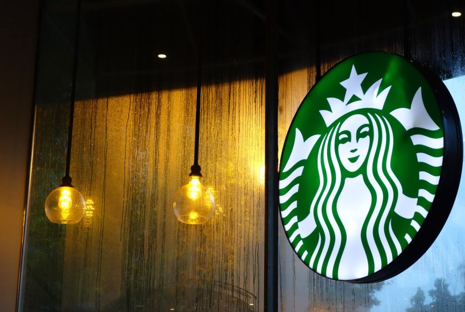 This may look more familiar. The Starbucks logo has evolved since the first store opened in 1971, from a bare-breasted siren to today's more modest, long-locked mermaid.<br /><br />She appears on billions of cups of coffee sold at more than 17,000 Starbucks cafes worldwide each year.