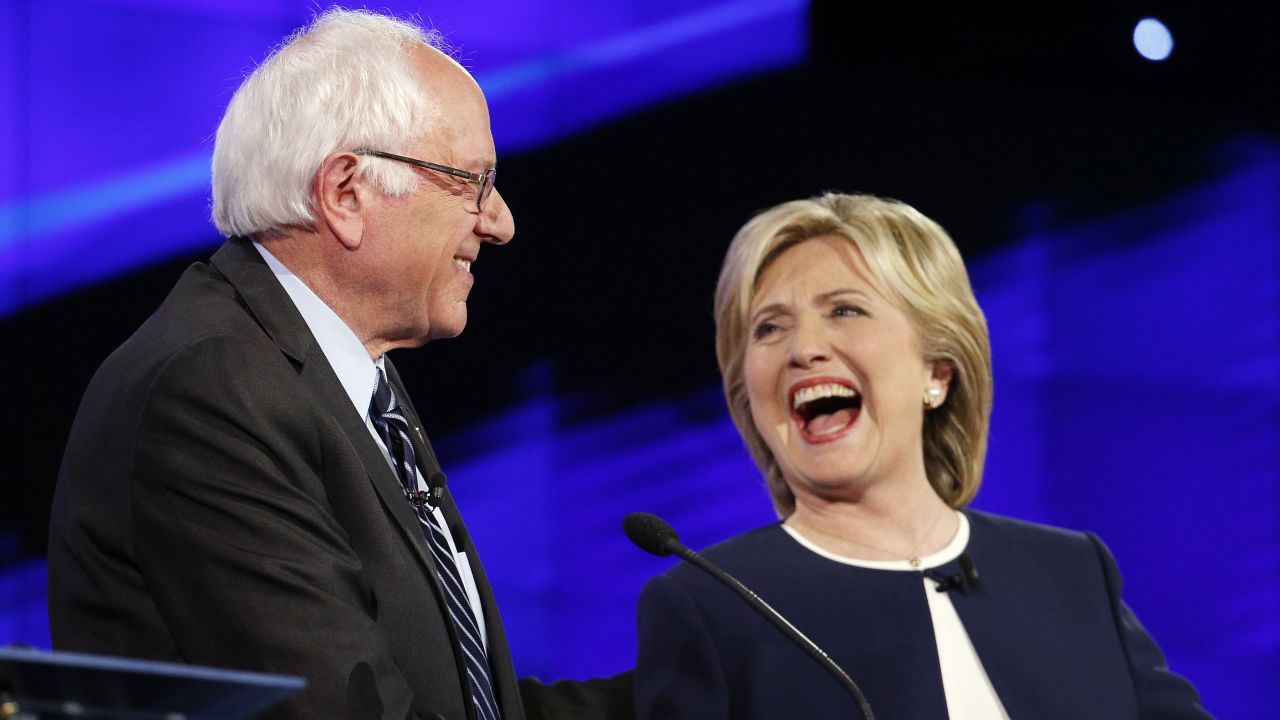 One of the debate's memorable moments was when Sanders and Clinton shook hands following Sanders' take on the Clinton email scandal. "Let me say something that may not be great politics, but the secretary is right -- and that is that the American people are sick and tired of hearing about the damn emails," Sanders said. "Enough of the emails, let's talk about the real issues facing the United States of America."