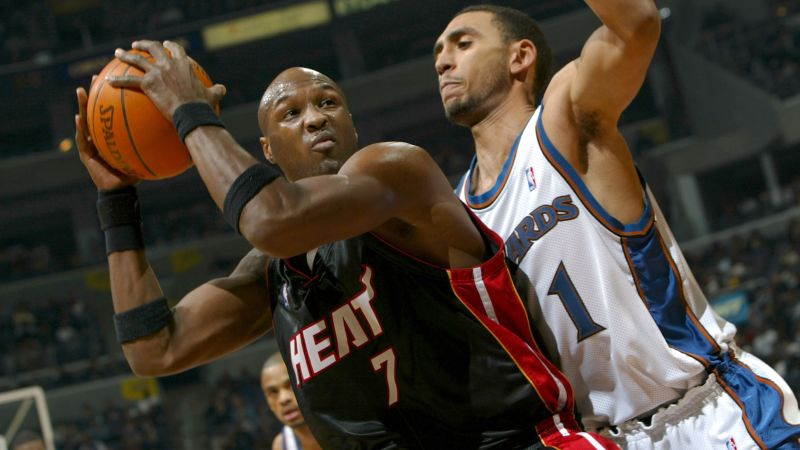 Lamar odom shop miami heat jersey