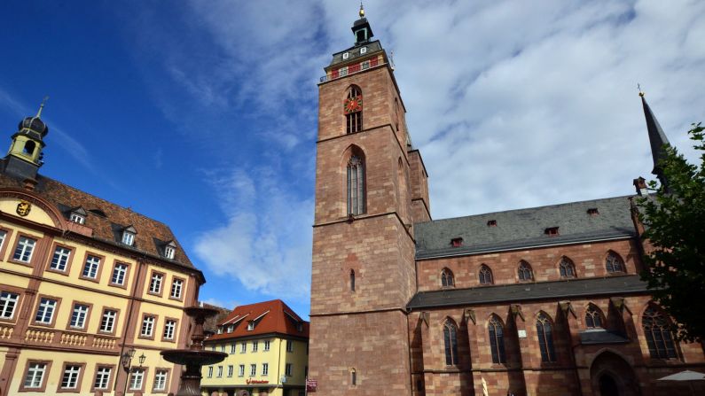 Neustadt is the wine metropolis of the Weinstrasse, full of half-timbered houses next to baroque buildings and a church divided into Protestant and Catholic halves.