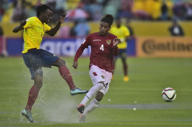 Bottom side Bolivia, meanwhile, has lost both its qualifying games.