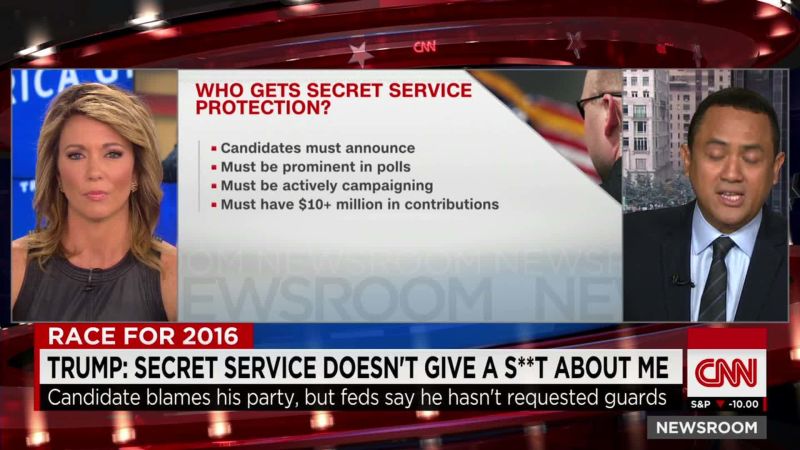 Donald Trump: If I Were A Democrat, I’d Have Secret Service By Now ...