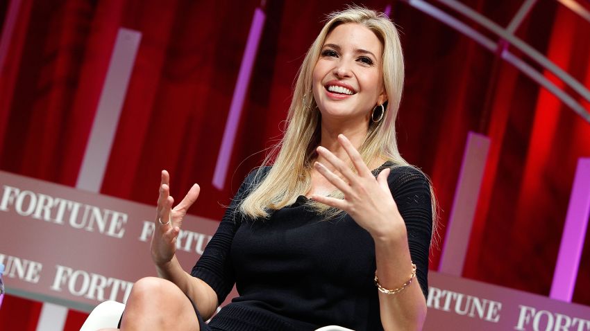 Founder and CEO of Ivanka Trump Collection and Executive Vice President of Development and Acquisitions of The Trump Organization, Ivanka Trump speaks onstage during Fortune's Most Powerful Women Summit - Day 3 at the Mandarin Oriental Hotel on October 14, 2015 in Washington, D.C.