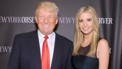 NEW YORK, NY - APRIL 01:  Donald Trump and Ivanka Trump attend The New York Observer Relaunch Event on April 1, 2014 in New York City.  (Photo by Jamie McCarthy/Getty Images)