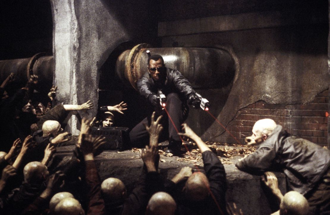 Wesley Snipes as a vampire hunter in "Blade II."