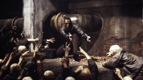Wesley Snipes as a vampire hunter in "Blade II."