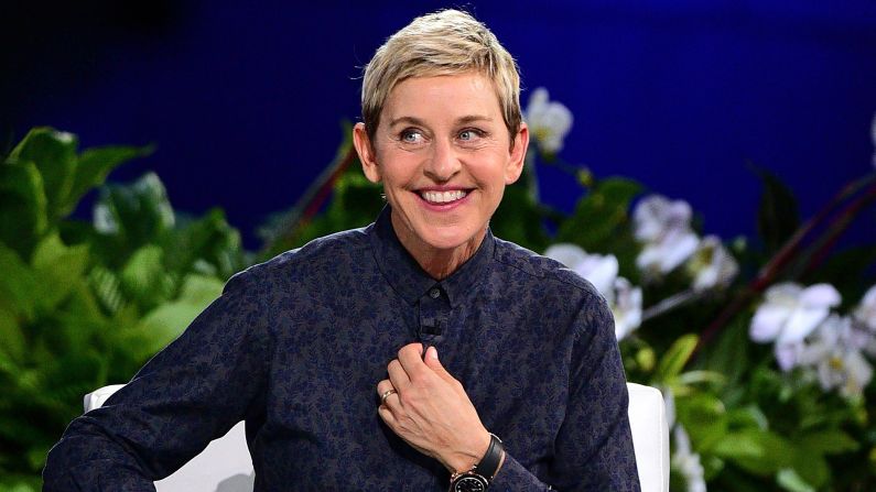 Ellen Degeneres, host of "The Ellen Degeneres Show," played varsity tennis in high school in Atlanta, Texas.