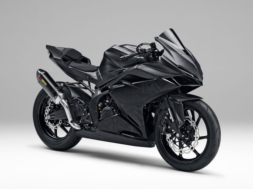 Honda's Light Weight Super Sports Concept looks like the kind of bike Batman would ride. It's likely to make it into production sooner rather than later. It's meant to look fast (and it is) -- with a long nose, low crouching position and sharp edges.