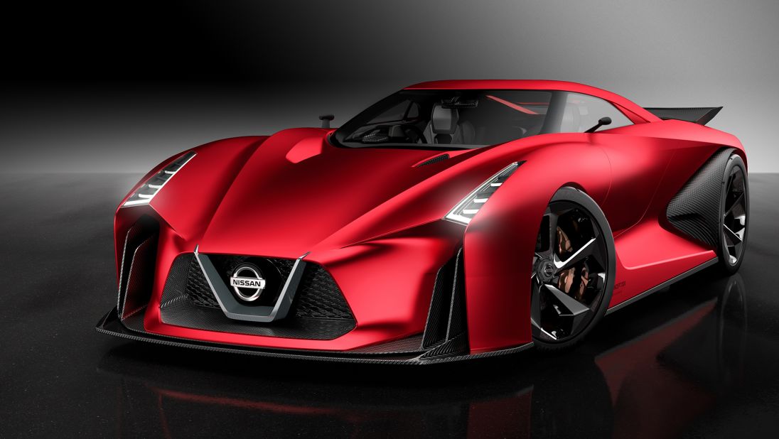 Nissan will show a new version of its 2020 Vision Gran Turismo at the Tokyo Motor Show. The concept, based on a virtual race car developed for the Gran Turismo video game, now features a deep red paint job called Fire Knight and Nissan's signature V-motion grille.