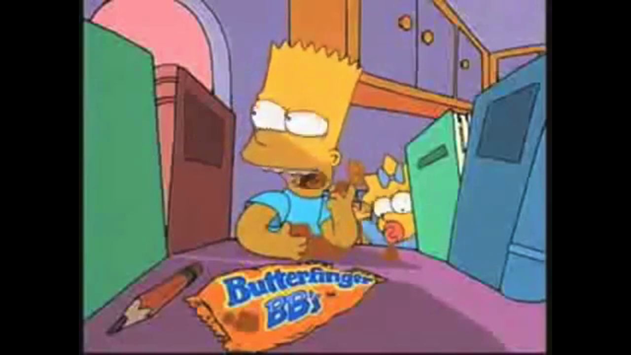 The Butterfinger chocolate bar has been around since the 1920s, and an offshoot -- Butterfinger BBs -- was introduced in the early 1990s, with Bart Simpson as a spokescharacter. Unlike "The Simpsons," however, the ball-shaped chocolate didn't last, and it was discontinued in 2006.