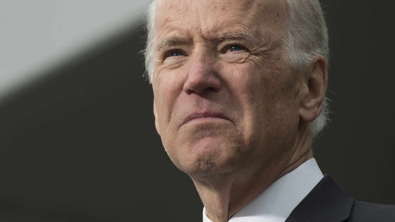 US Vice President Joe Biden speaks during the dedication of the Edward M. Kennedy Institute for the United States Senate in Boston, Massachusetts, March 30, 2015.   AFP PHOTO/JIM WATSON        (Photo credit should read JIM WATSON/AFP/Getty Images)