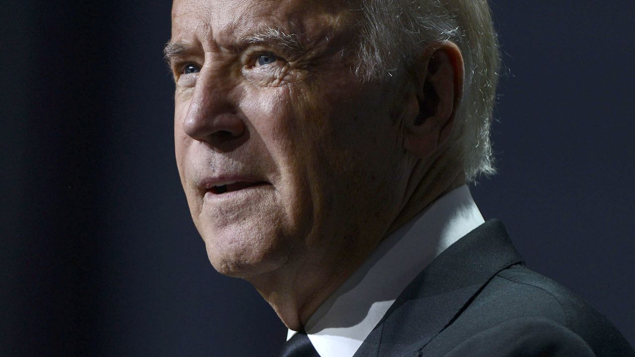 WASHINGTON, DC - OCTOBER 03:  Vice President Joe Biden speaks at Walter E. Washington Convention Center on October 3, 2015 in Washington, DC.  (Photo by Leigh Vogel/Getty Images)