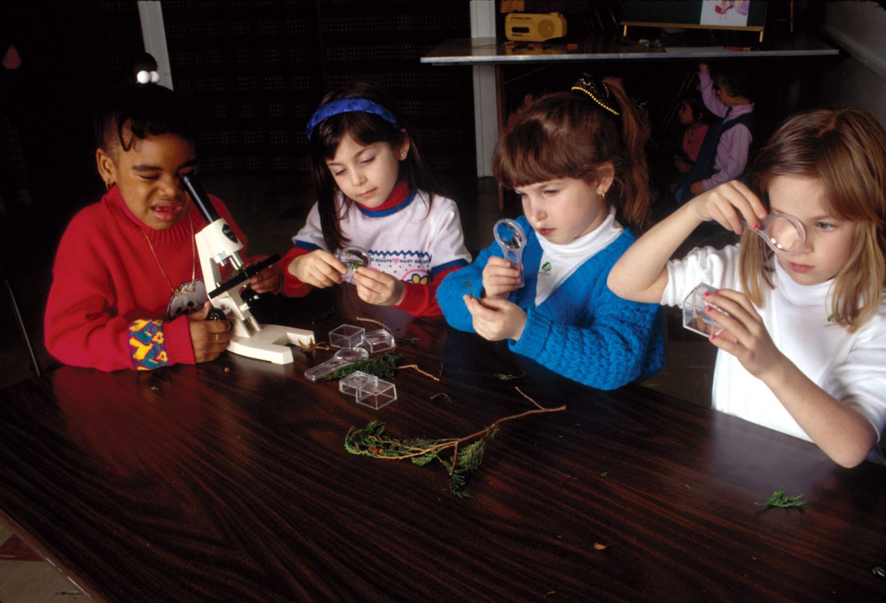 <strong>2000s</strong>: Girl Scouts who participate in Girl Scout STEM programs show more interest in studying STEM subjects, according to a survey by the Scouts, and most will recommend the Girl Scout STEM program to their friends.  