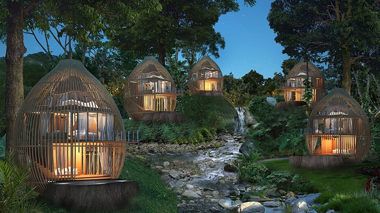 Sorry kids, these treehouses are for adults only. 