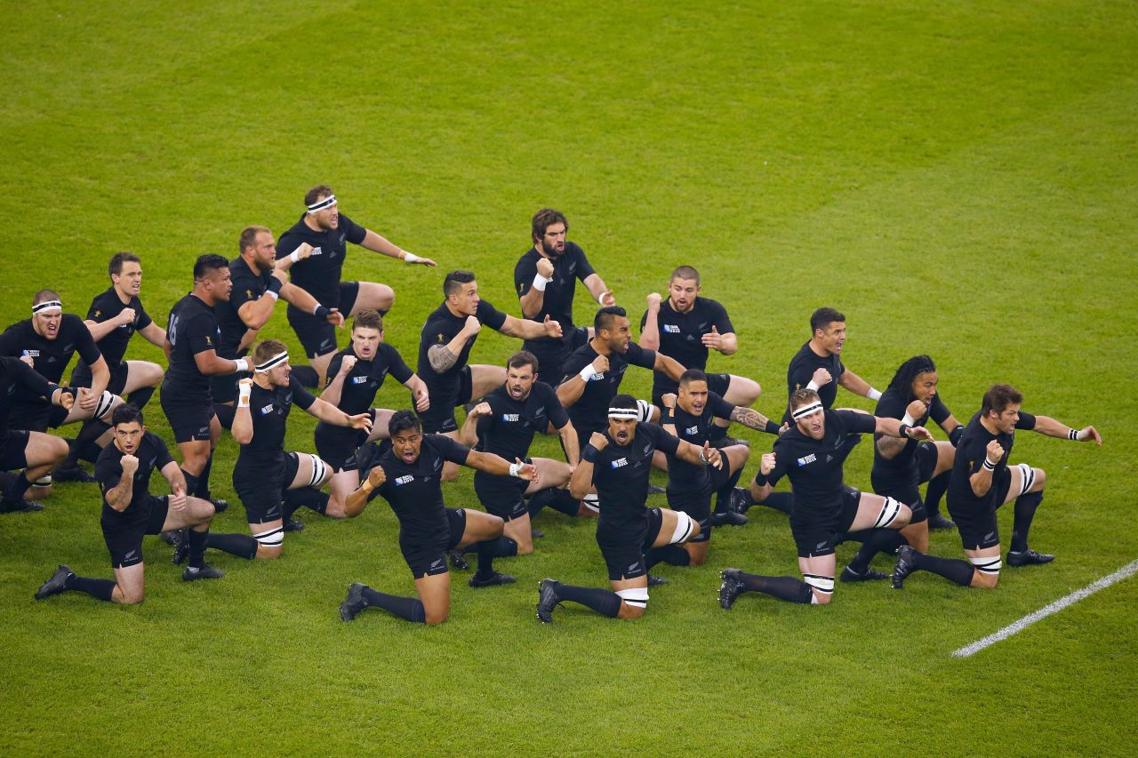 The All Blacks performed iconic 'Haka' ahead the match.