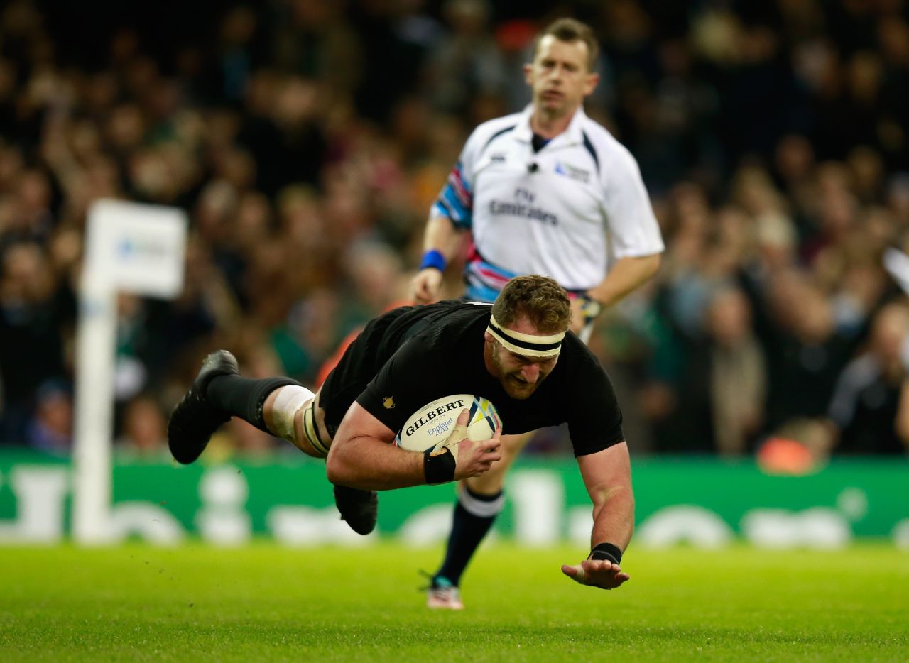 Kieran Read scored one of New Zealand's five second half tries on the way to what was eventually a comfortable victory.