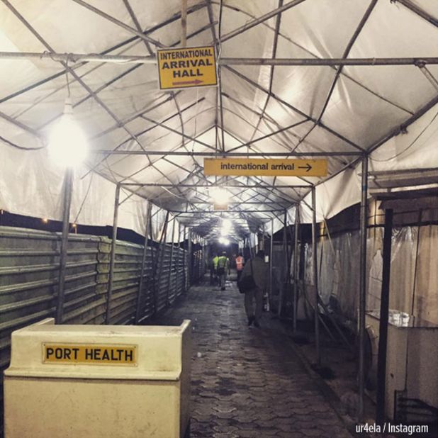 Unpleasant and unhelpful staff, a lack of seating, broken air-conditioning and the fact the arrivals hall was inside a tent were among complaints listed by Sleeping in Airports about Port Harcourt International.