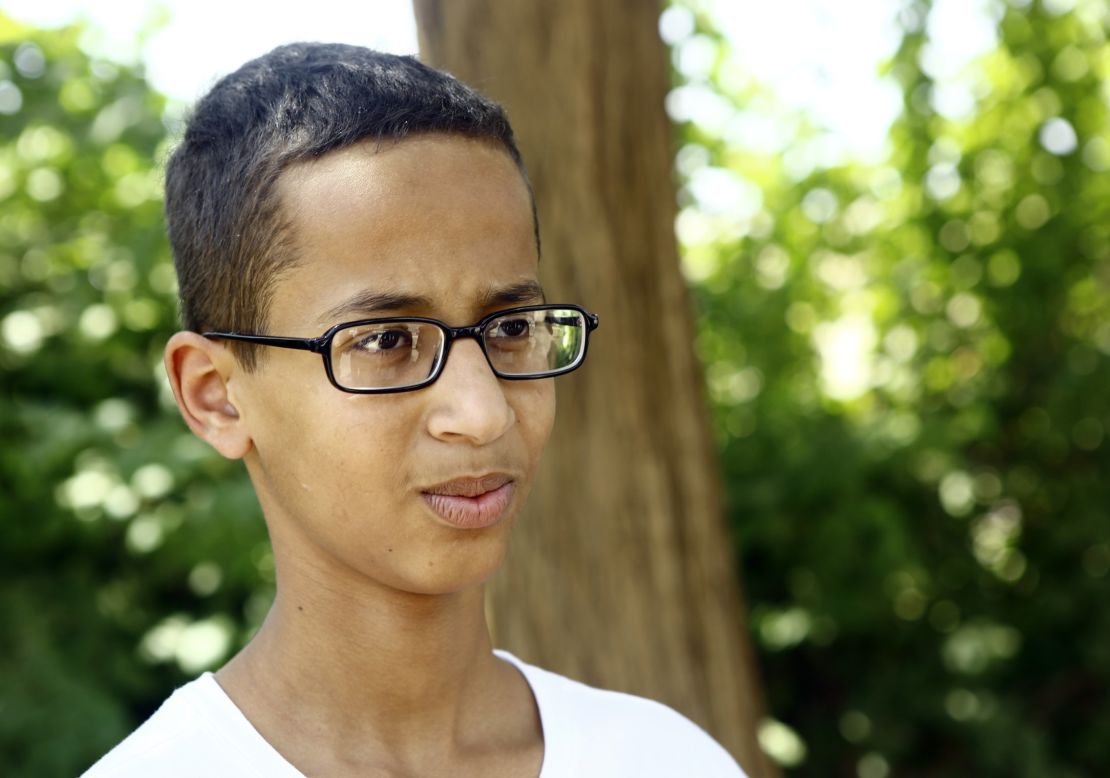 In September, 14-year-old Ahmed Mohamed was arrested for making what appeared to be a bomb. The "bomb" was <a href="http://www.cnn.com/2015/09/16/us/texas-student-ahmed-muslim-clock-bomb/" target="_blank">actually a clock</a> he had made on his own. "I built a clock to impress my teacher but when I showed it to her, she thought it was a threat to her," Ahmed said. Outrage over the incident lit up social media as #IStandWithAhmed started trending worldwide on Twitter. Ahmed got an invitation to the White House after the incident.