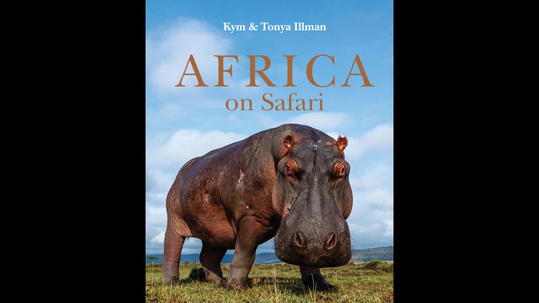 It's rare to see a hippo out of the water mid-morning, but Kim and Tonya Illman spotted this one in the Mara Triangle in Kenya and captured the cover shot for their new book "Africa on Safari."