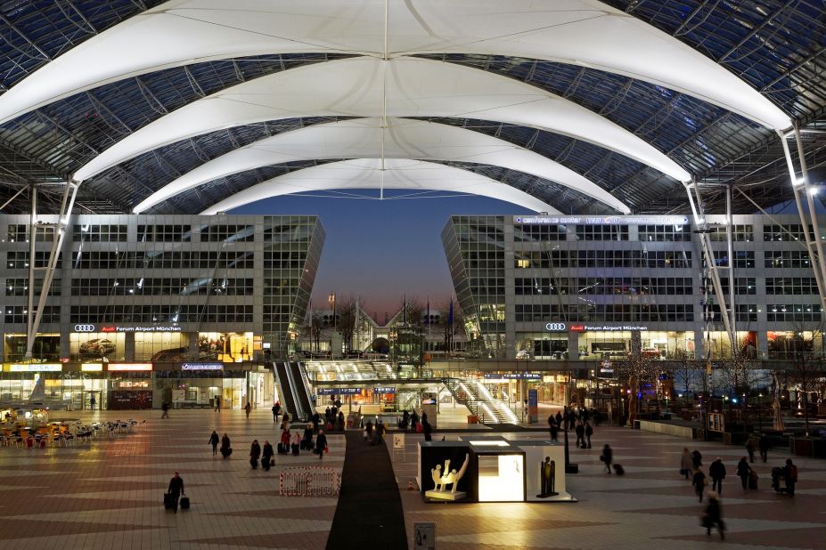 Southern Germany's Munich International takes second place for large-airport punctuality. It's the only major European airport to make the top 10.