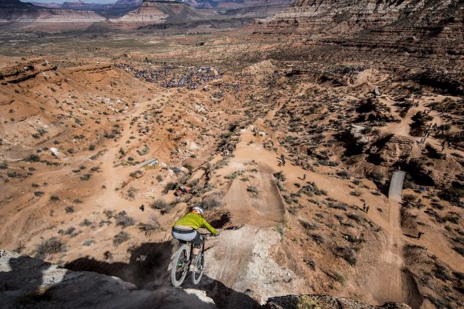 Is this the most terrifying event in sport? The Red Bull Rampage sees some of the world's most fearless mountain bike riders risk life and limb in pursuit of glory.