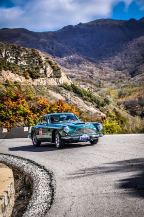 An Aston Martin DB4 climbed the splendid mountainous roads between Beijing and Yesanpo.