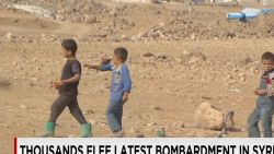 syrians flee bombardment paton walsh pkg wrn_00005811.jpg