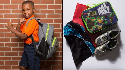 Jahi, a student at KIPP STRIVE Primary, said he didn't want to carry his crayons anymore. "My mom took care of them because I said it was sooooo heavy," he said.